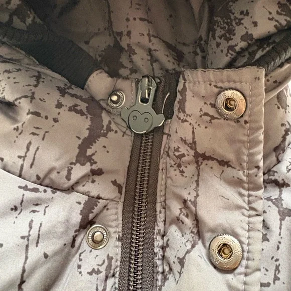 Appaman Charcoal and Black Kids Puffer Jacket 80% Duck Down 20 Feathers - Picture 3 of 6